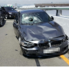 김해공항 BMW 택시 충돌 블랙박스 영상